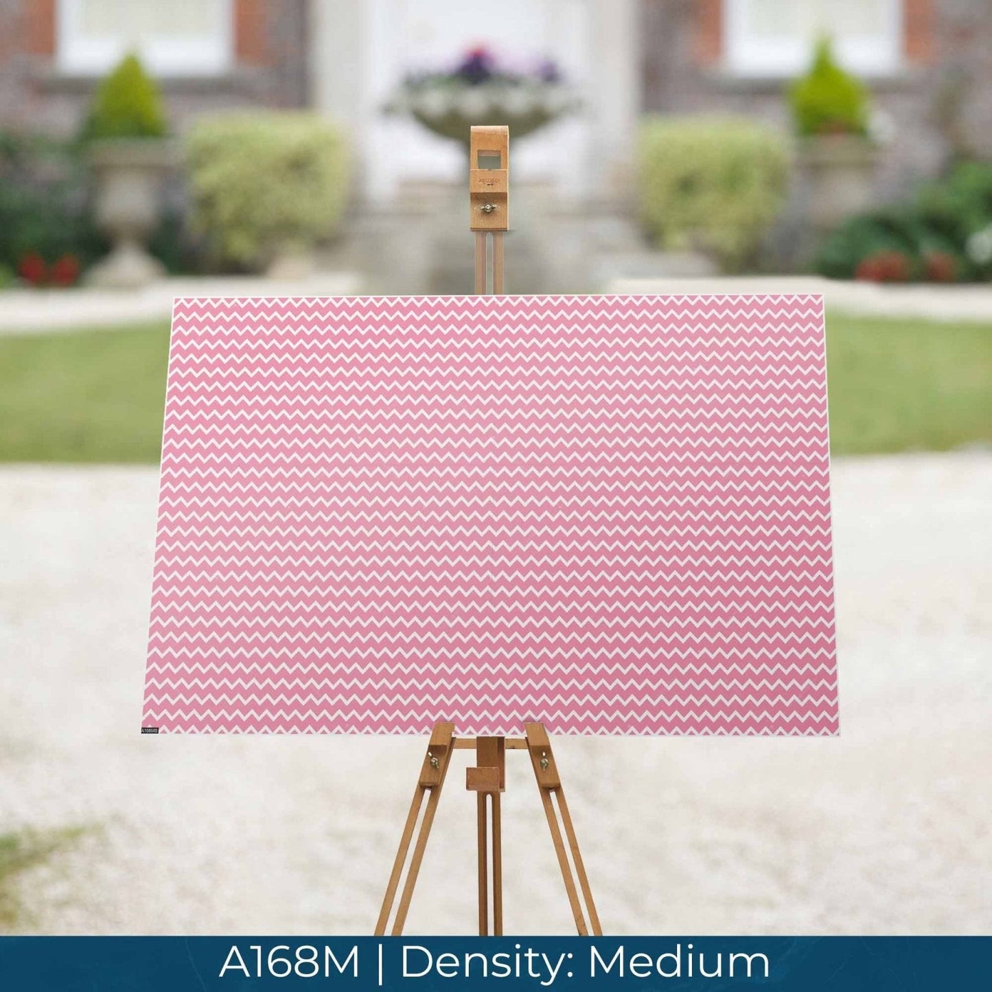 A168 Pink White Chevron - Palmetto Sky Studio