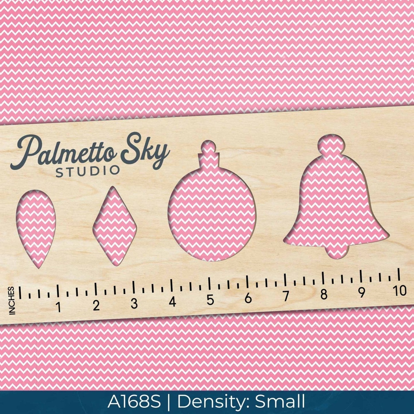A168 Pink White Chevron - Palmetto Sky Studio