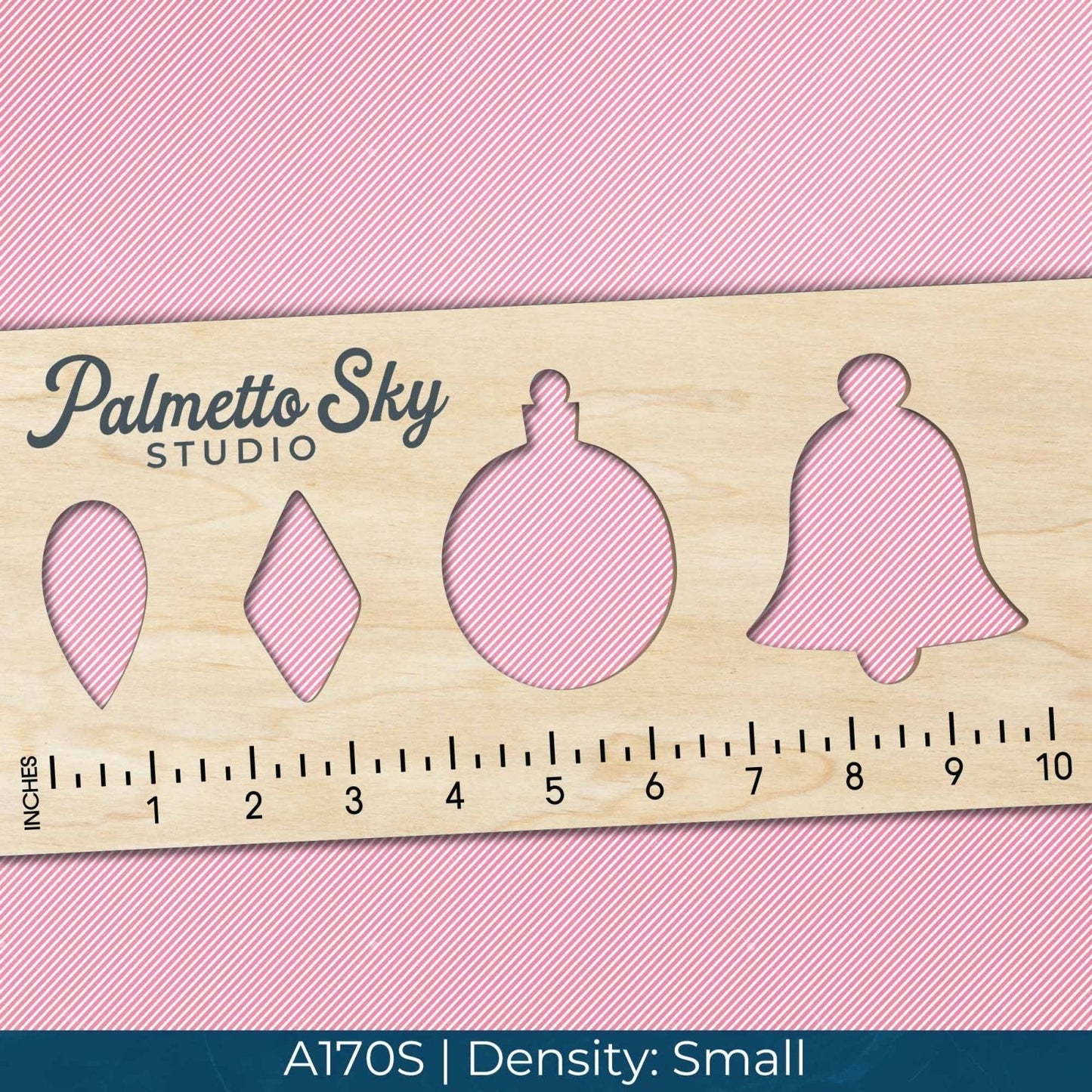 A170 Pink Diagonal Stripes - Palmetto Sky Studio