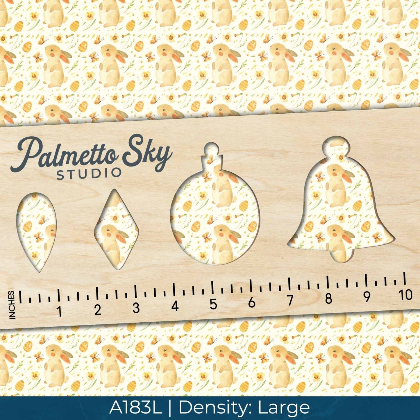 A183 Bunny Butterfly Easter - Palmetto Sky Studio