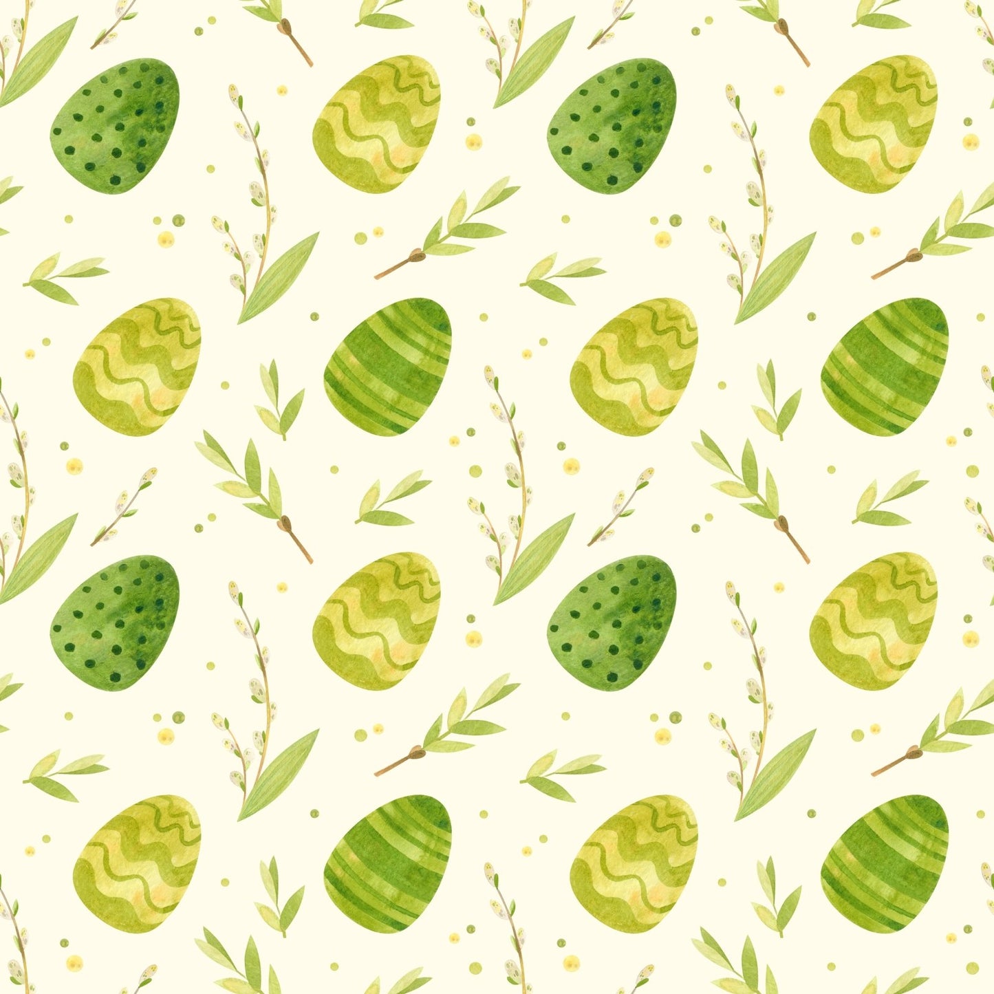 A190 Green Easter Eggs - Palmetto Sky Studio