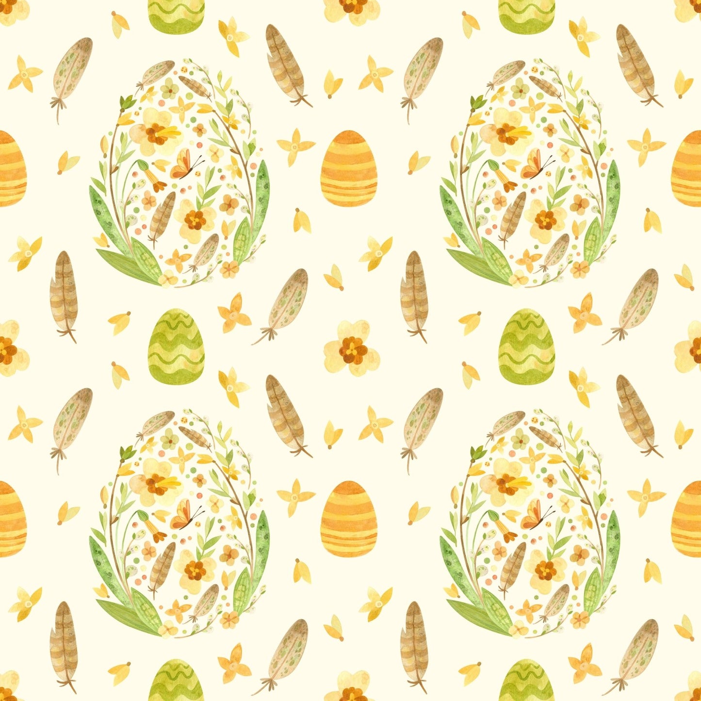 A193 Floral Easter Eggs - Palmetto Sky Studio