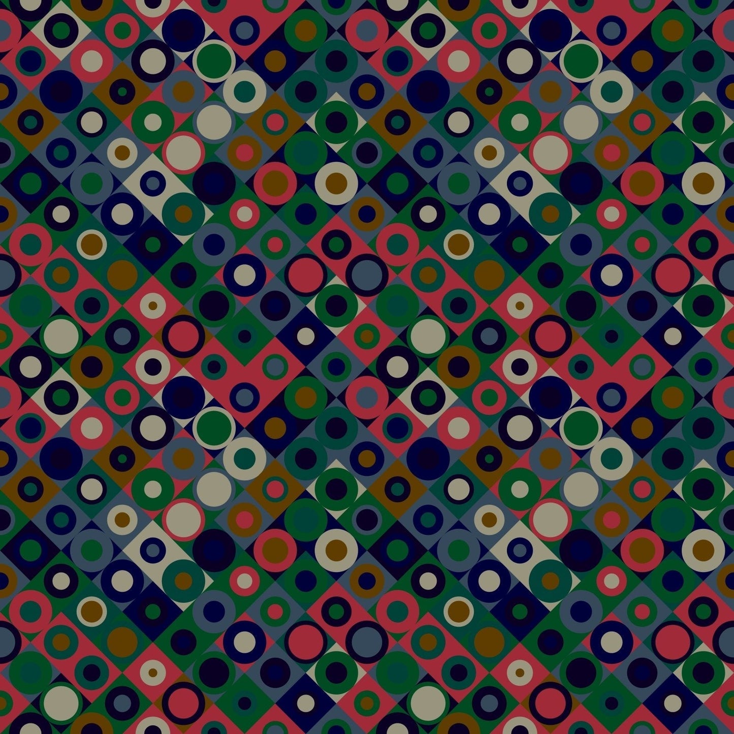 A197 Funky Dotted Squares - Palmetto Sky Studio