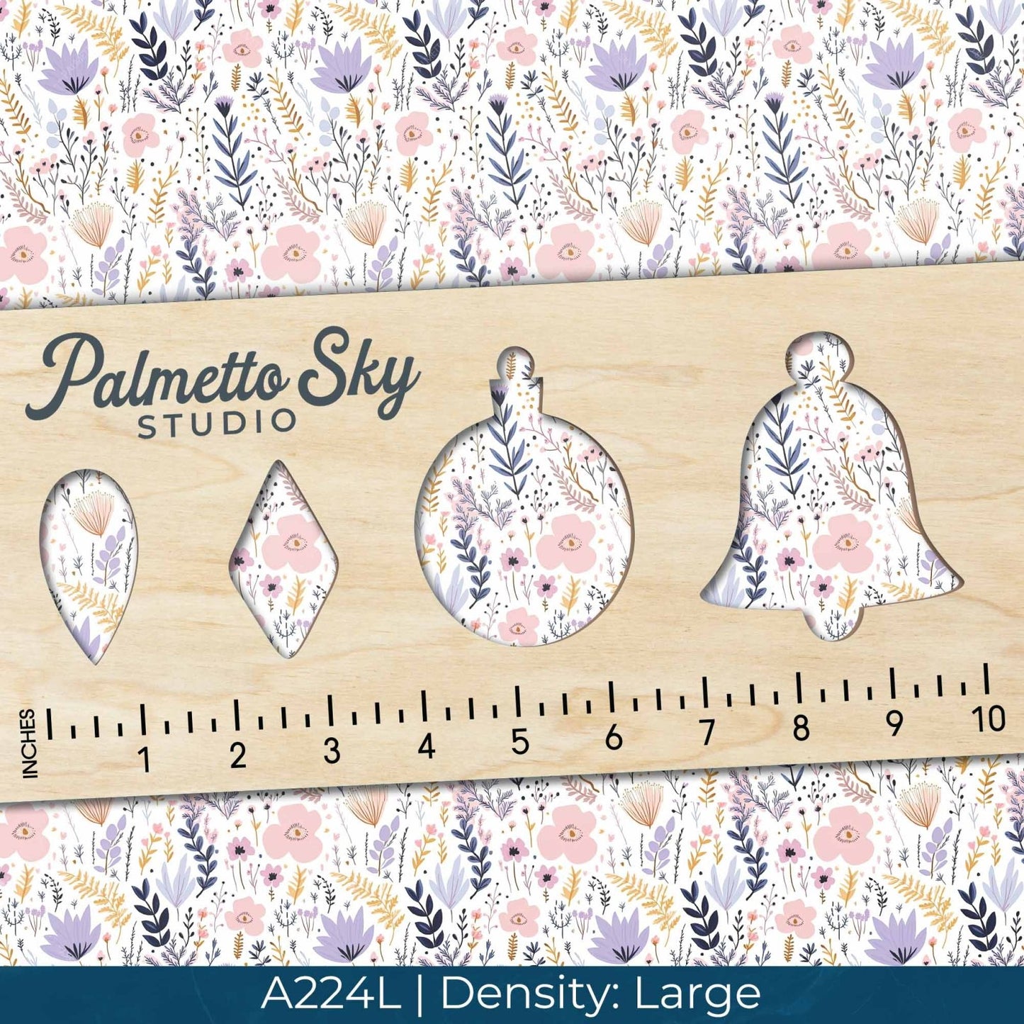 A224 Lilac Spring Florals - Palmetto Sky Studio