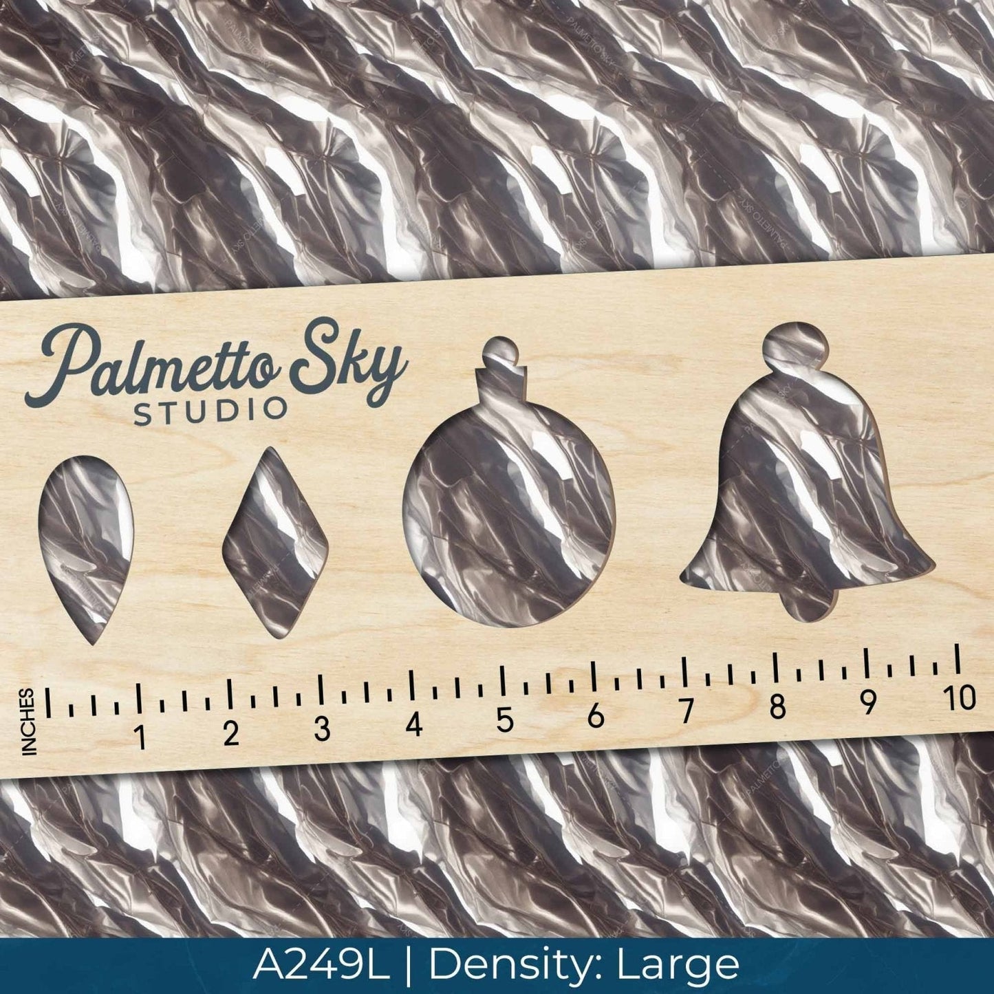 A249 Worn Silver Metal - Palmetto Sky Studio