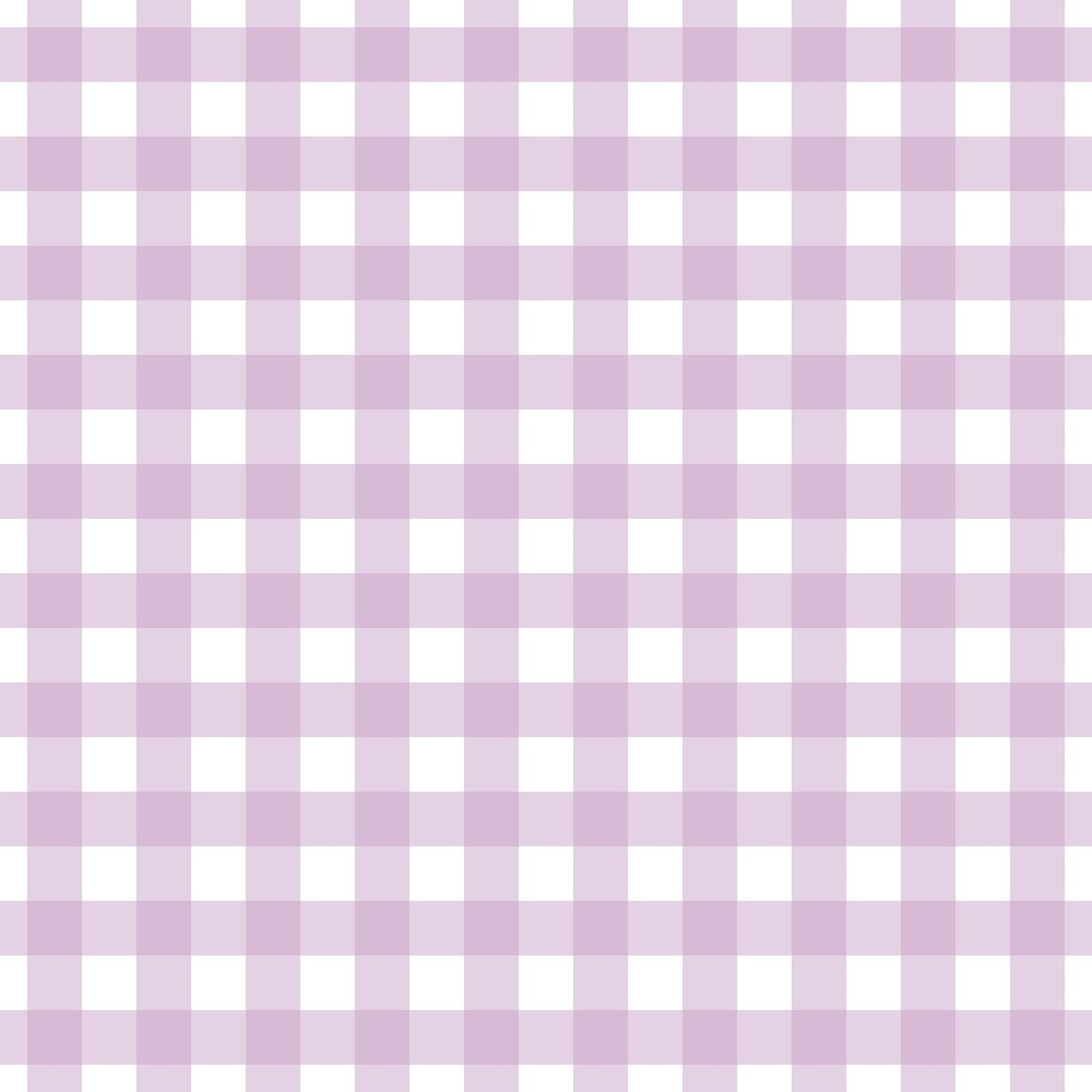 A257 Lilac Gingham Plaid - Palmetto Sky Studio