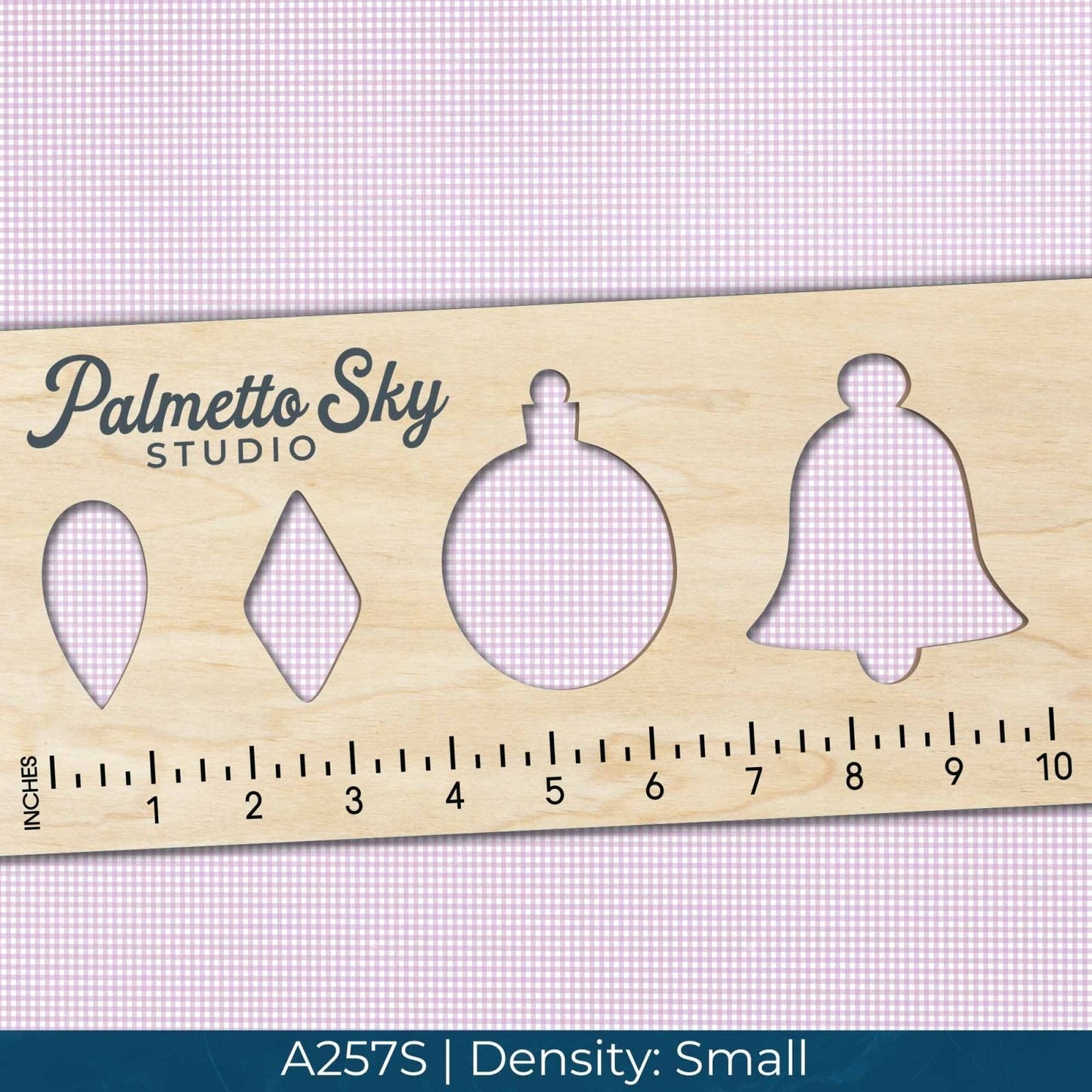 A257 Lilac Gingham Plaid - Palmetto Sky Studio