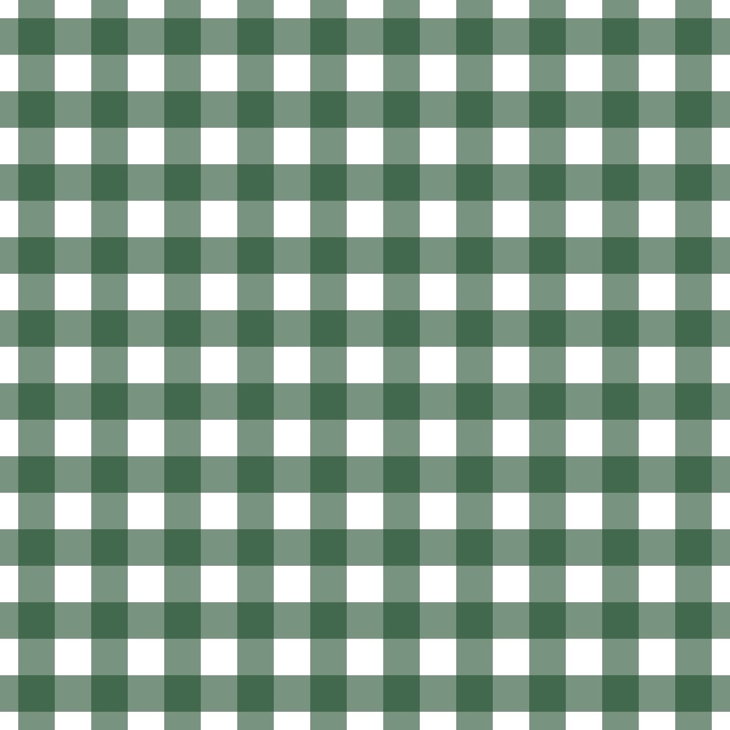 A259 Dark Green Gingham Plaid - Palmetto Sky Studio