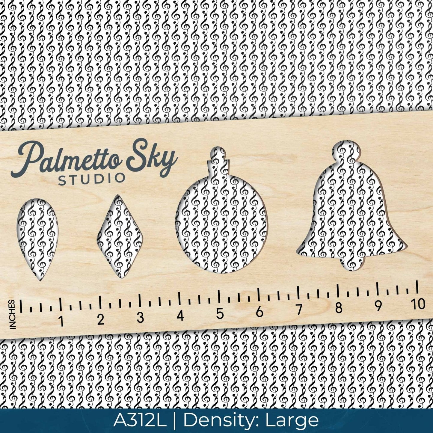 A312 Music Notes - Palmetto Sky Studio