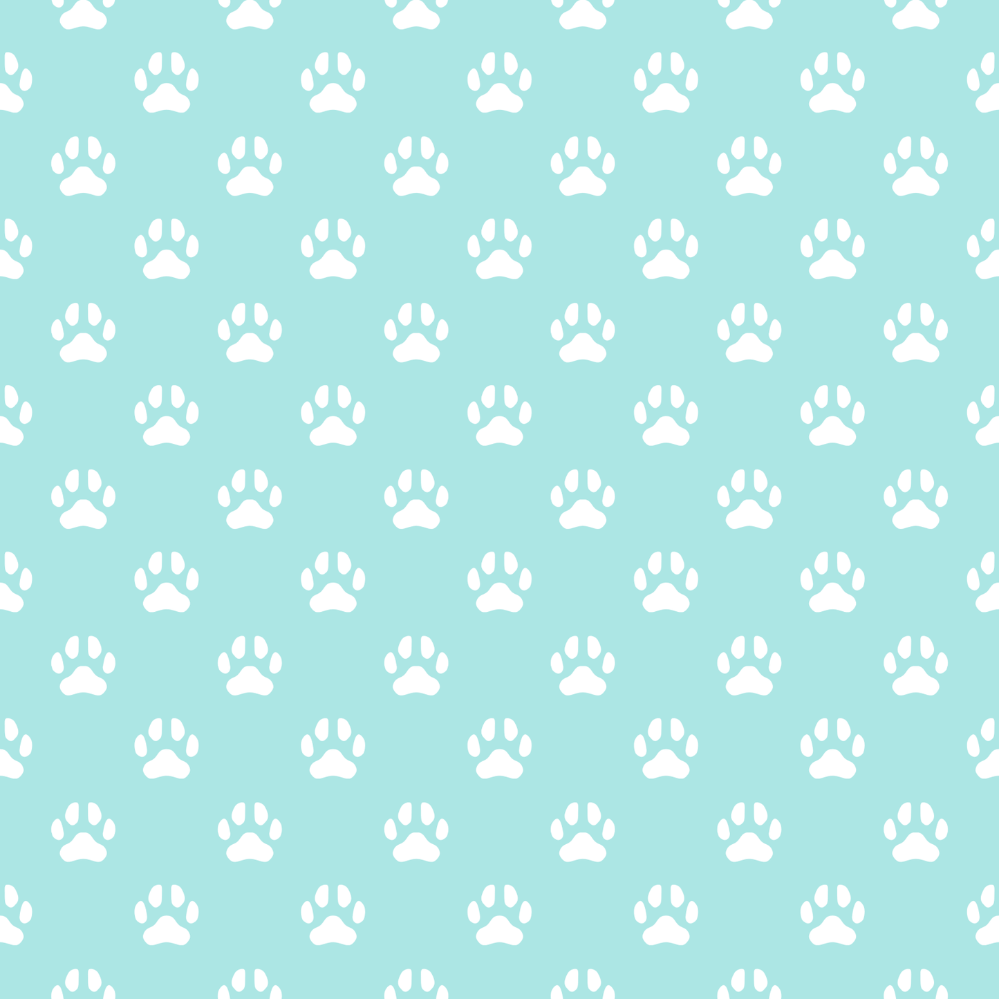 A346 Blue Paw Prints - Palmetto Sky Studio