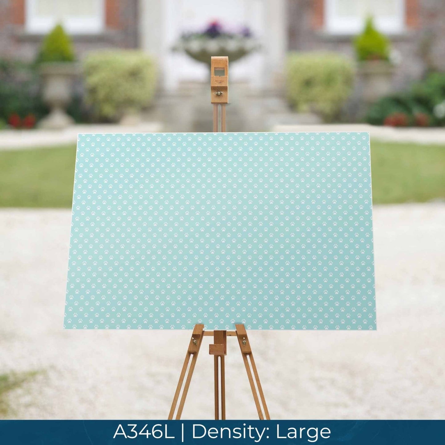 A346 Blue Paw Prints - Palmetto Sky Studio