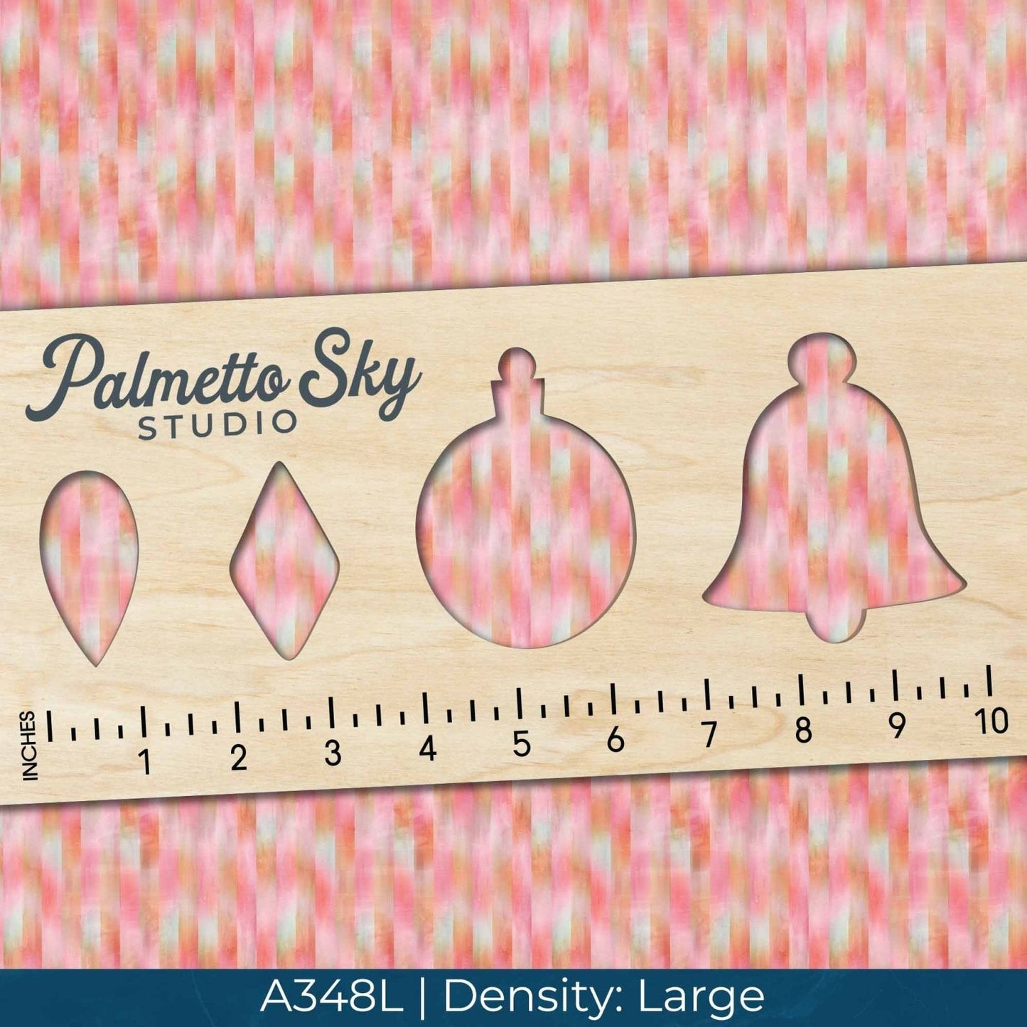 A348 Pink Watercolor Stripes - Palmetto Sky Studio