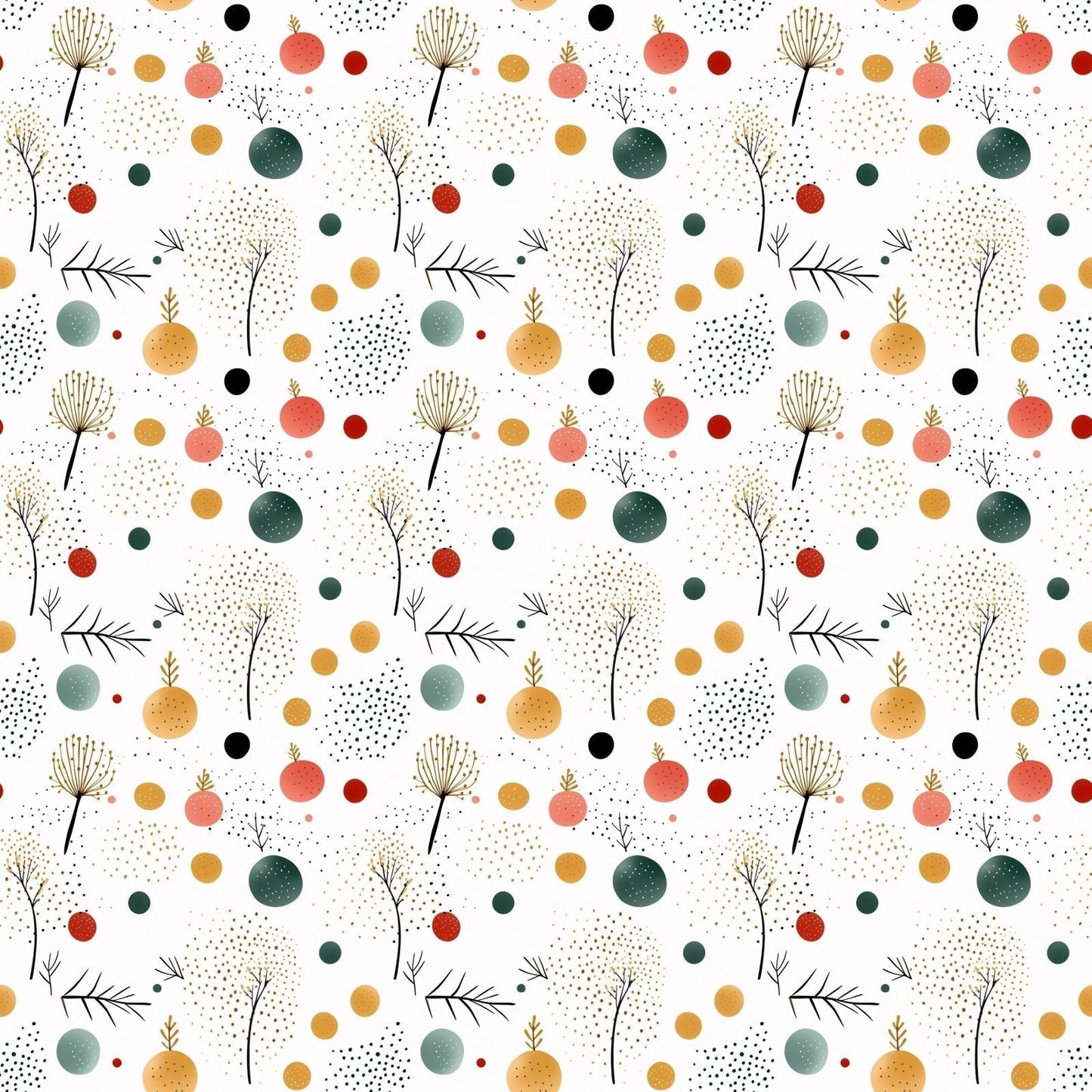 A372 Minimalist Christmas Ornaments - Palmetto Sky Studio