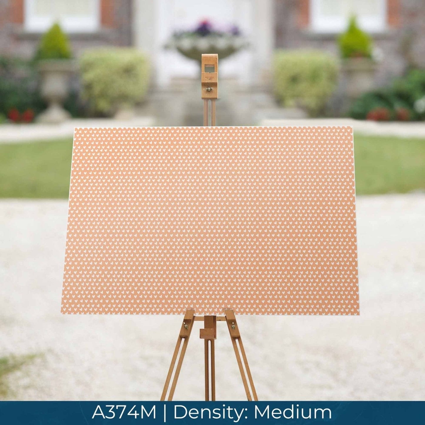 A374 Pastel Orange Hearts - Palmetto Sky Studio