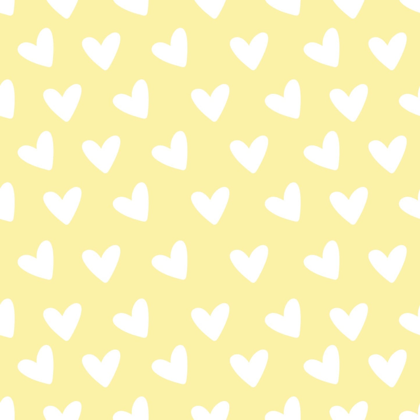 A377 Pastel Yellow Hearts - Palmetto Sky Studio