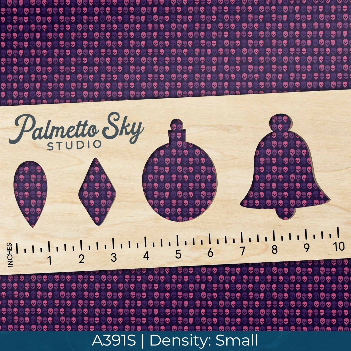 A391 Toxic Skulls Pattern - Palmetto Sky Studio