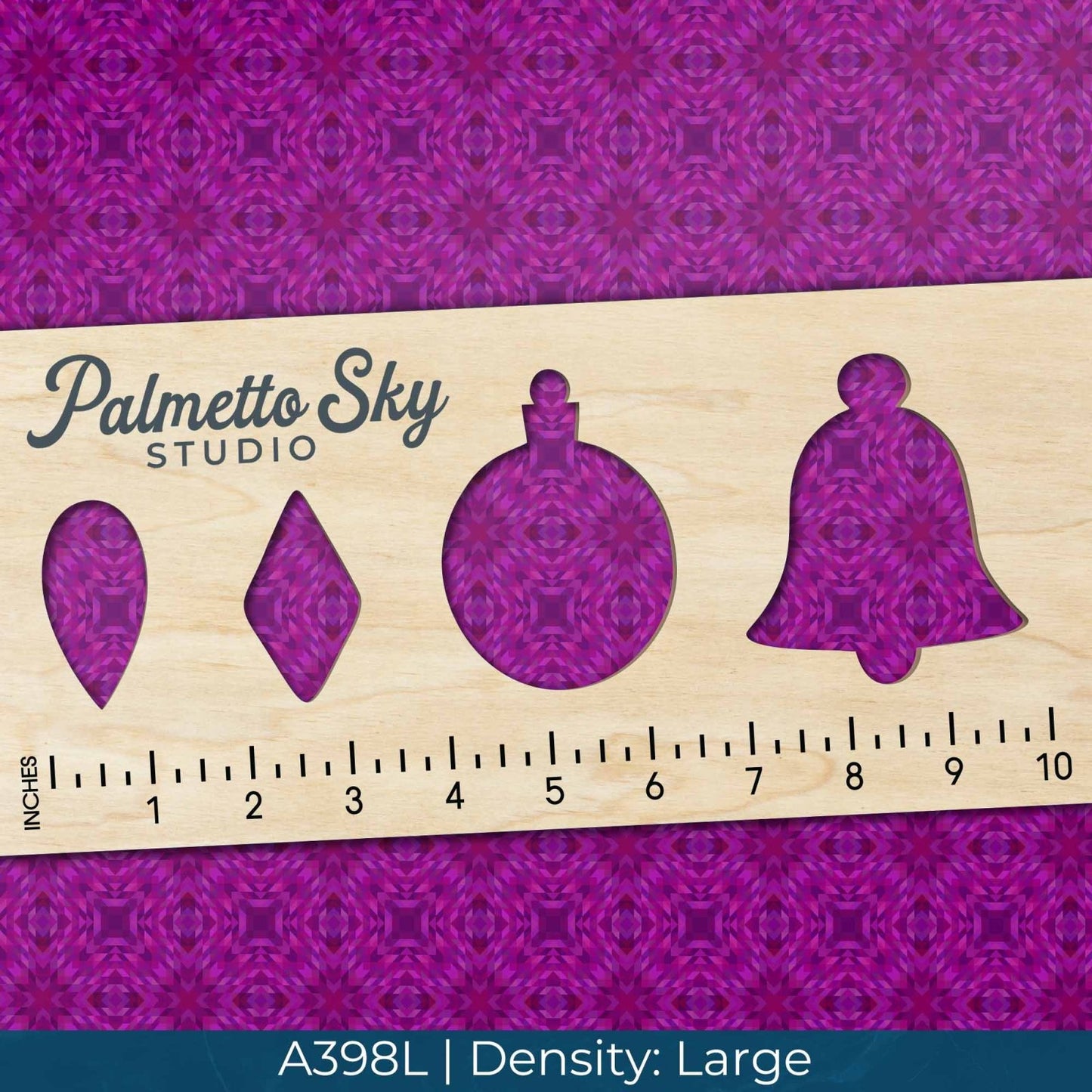 A398 Purple Kaleidoscope Pattern - Palmetto Sky Studio