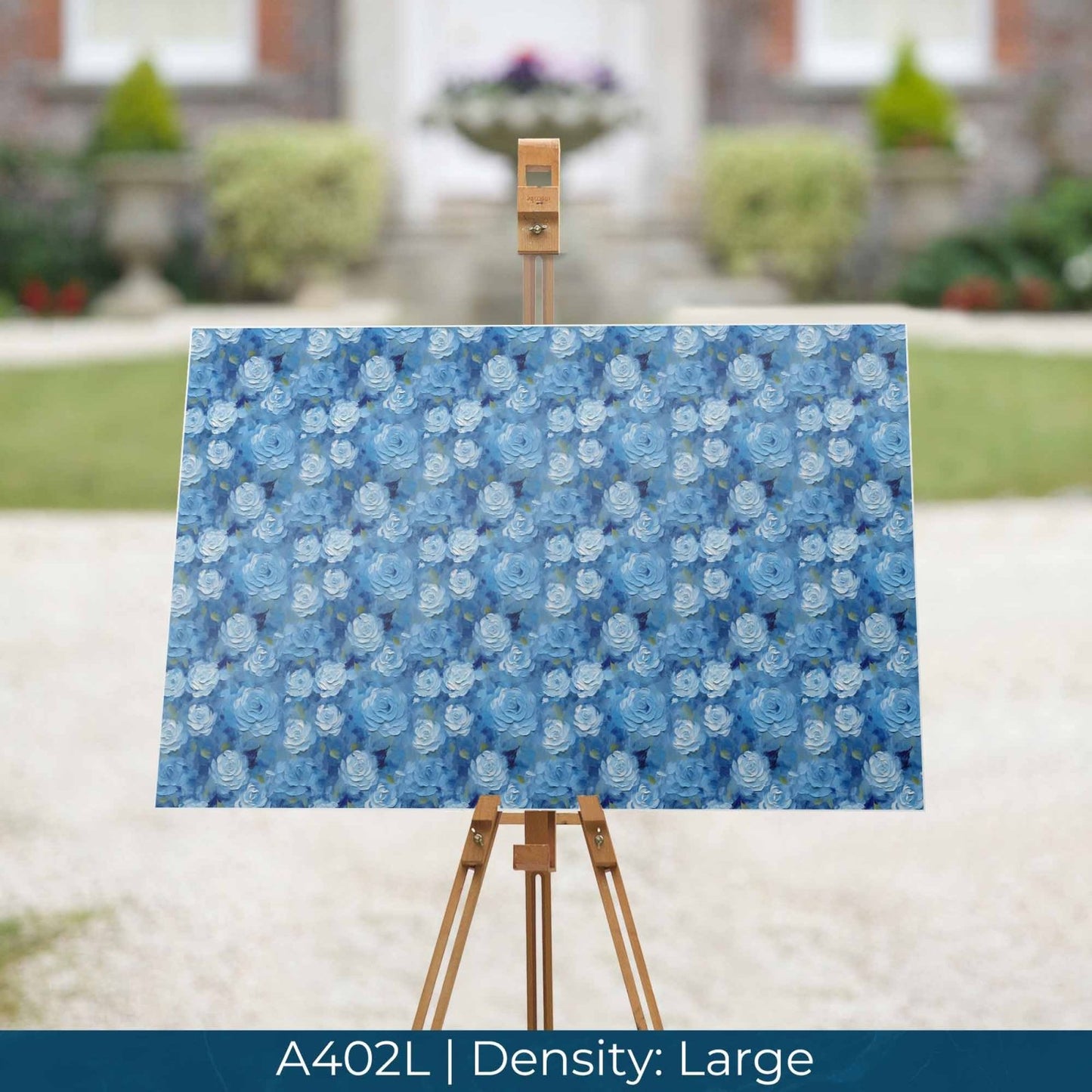 A402 Blue Watercolor Floral - Palmetto Sky Studio