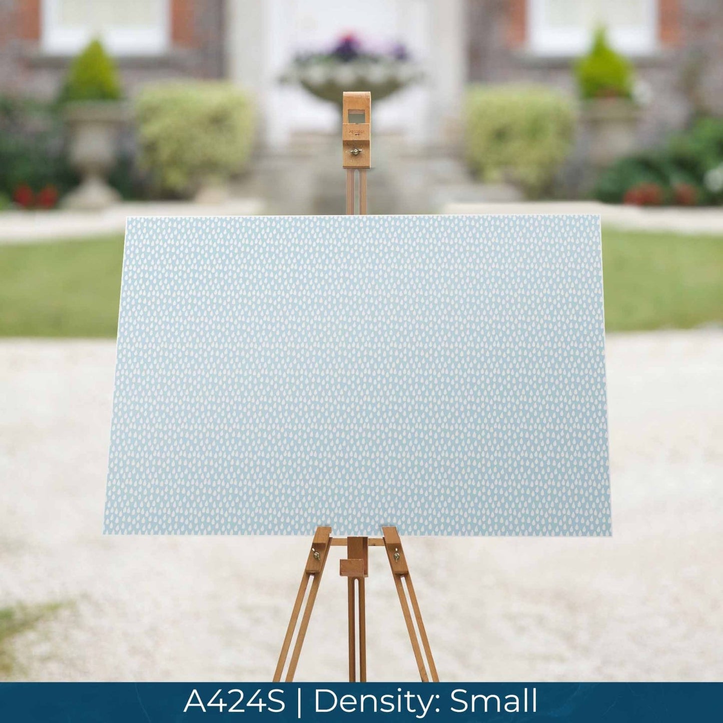 A424 Light Blue Raindrops - Palmetto Sky Studio