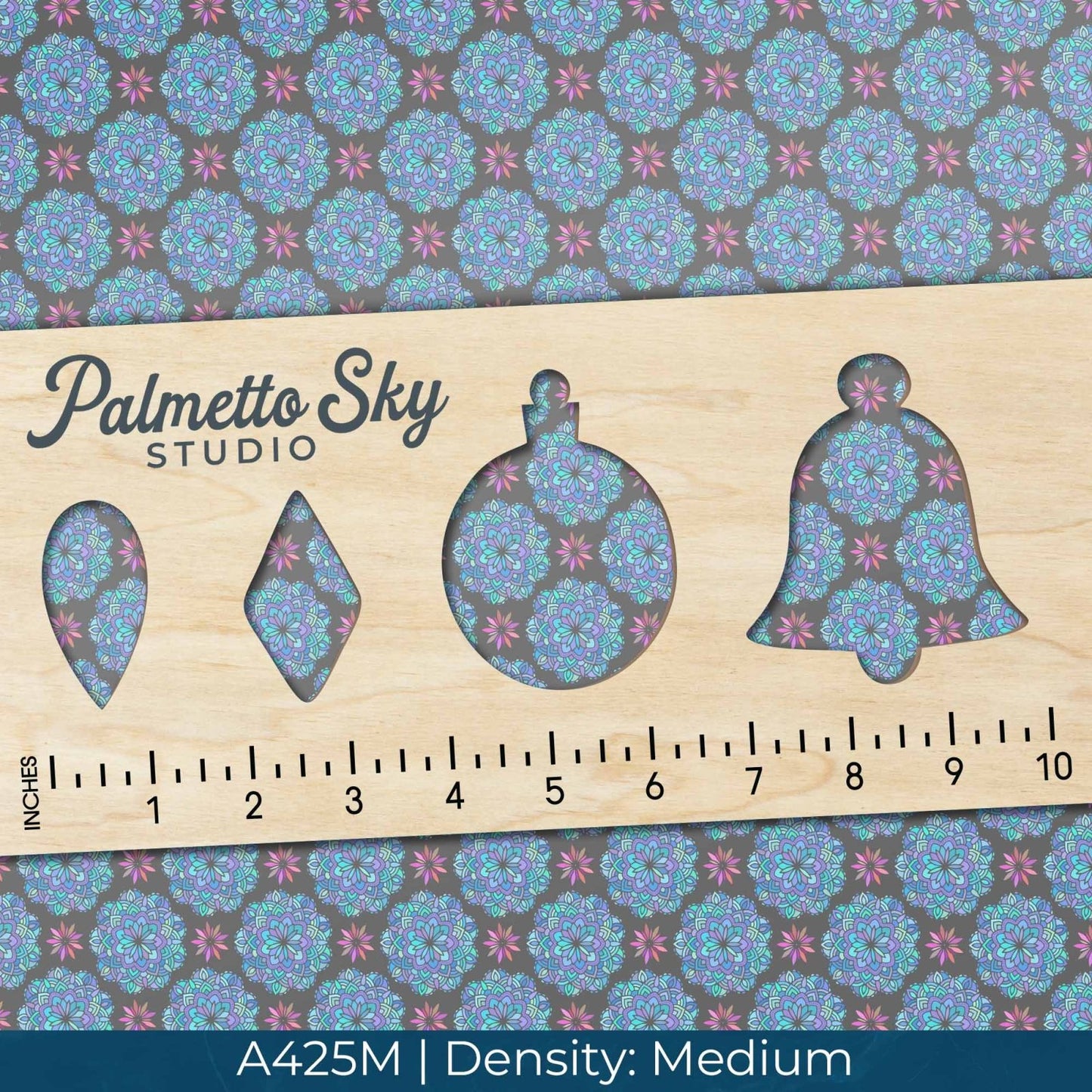 A425 Blue Mandalas - Palmetto Sky Studio