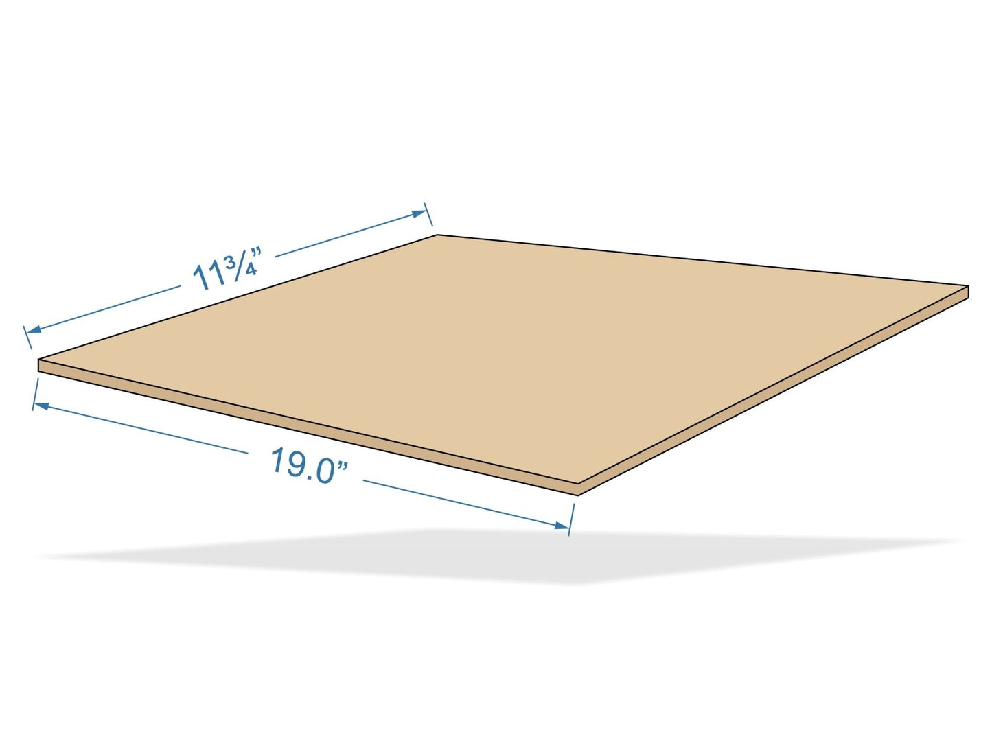 Baltic Birch | 1/4" (0.25) - Palmetto Sky Studio