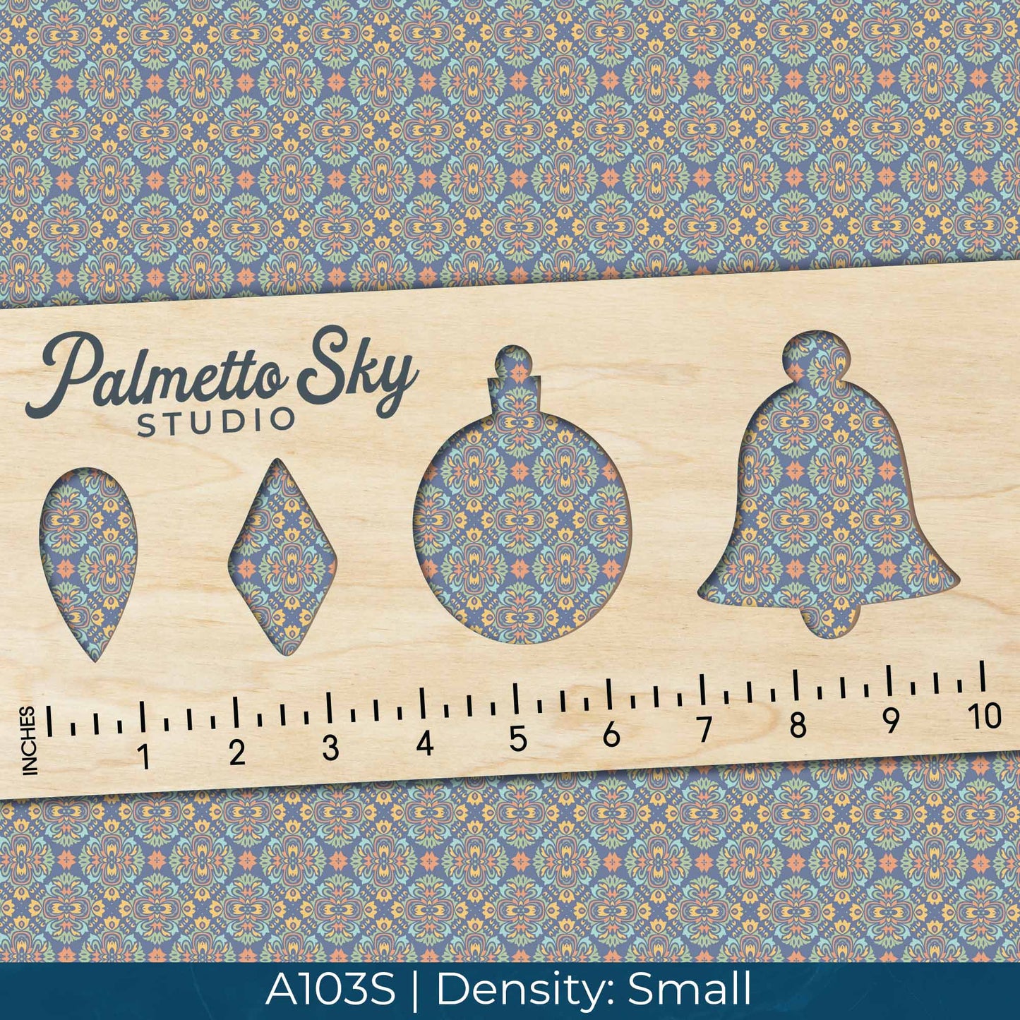 A103 Blue Ornate Tiles