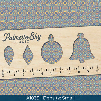 A103 Blue Ornate Tiles