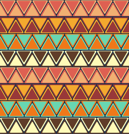 A438 Bohemian Geometric Stripes - Palmetto Sky Studio