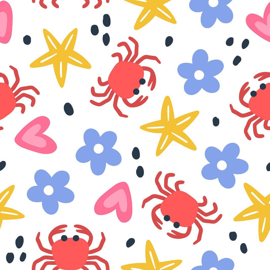 A439 Cute Summer Crabs - Palmetto Sky Studio