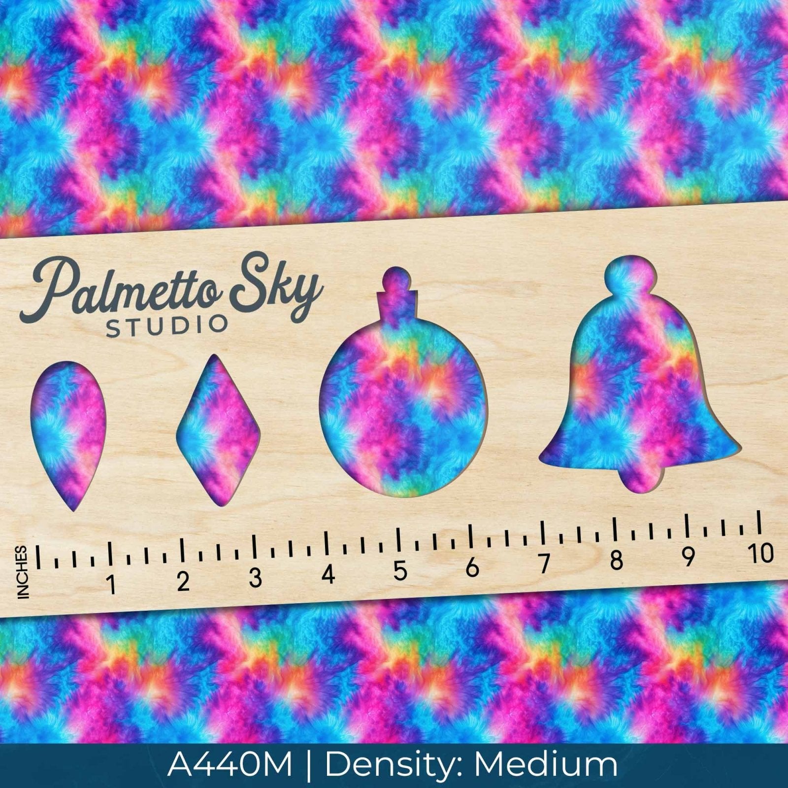 A440 Vibrant Tie Dye - Palmetto Sky Studio