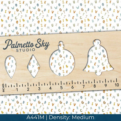 A441 White Alphabet Letters - Palmetto Sky Studio