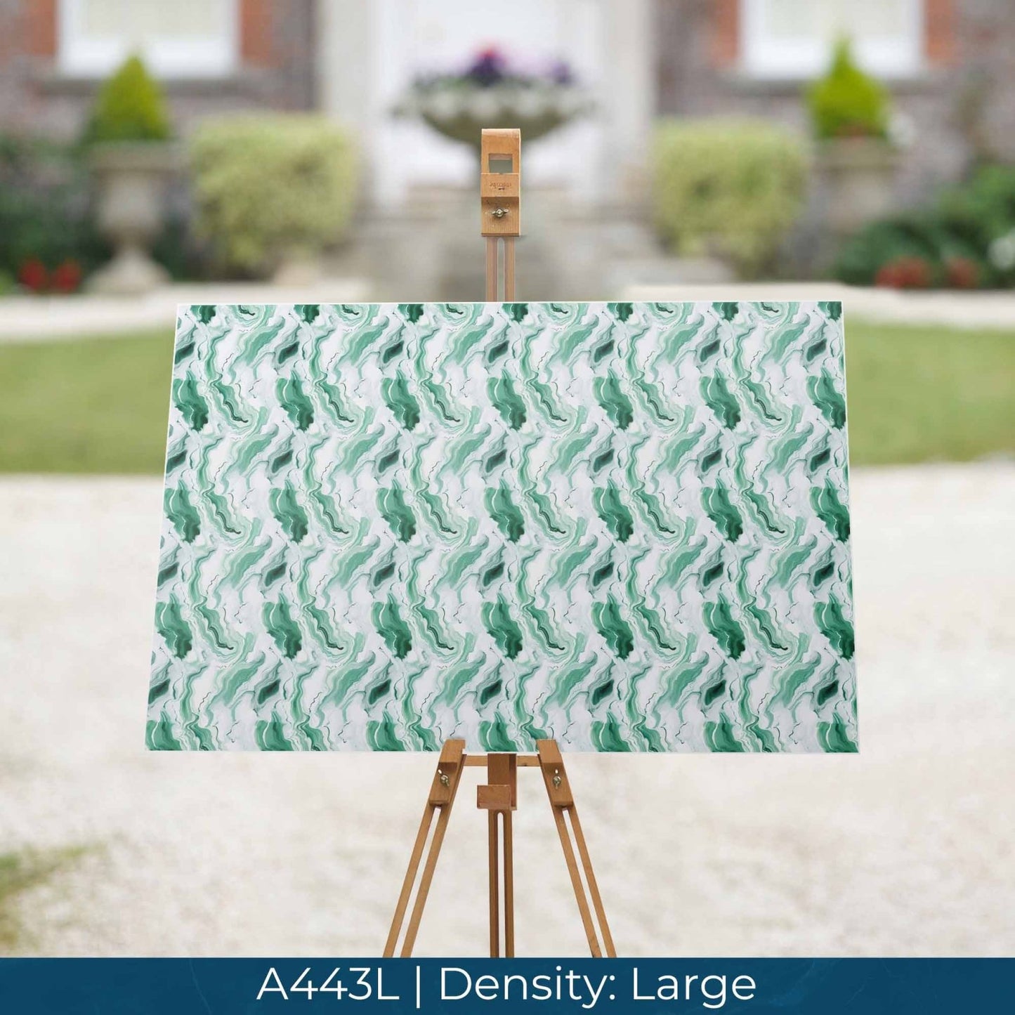 A443 Green & White Marble - Palmetto Sky Studio