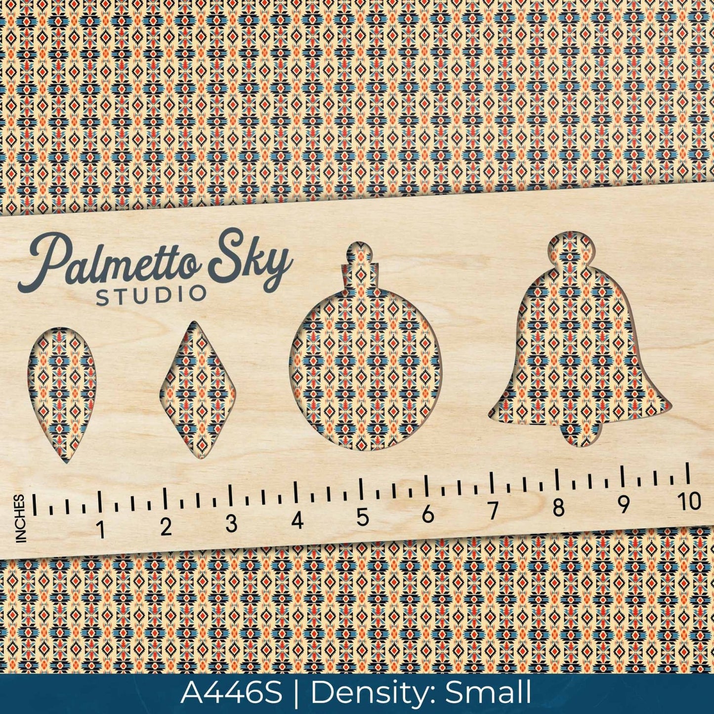 A446 Cream Bohemian Western Print - Palmetto Sky Studio