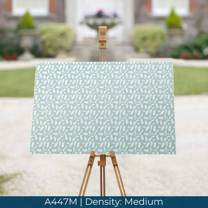 A447 Mint & White Paint Strokes - Palmetto Sky Studio