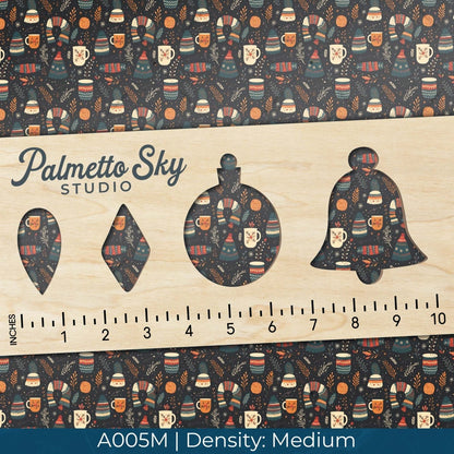 A005 Dark Christmas Pattern - Palmetto Sky Studio