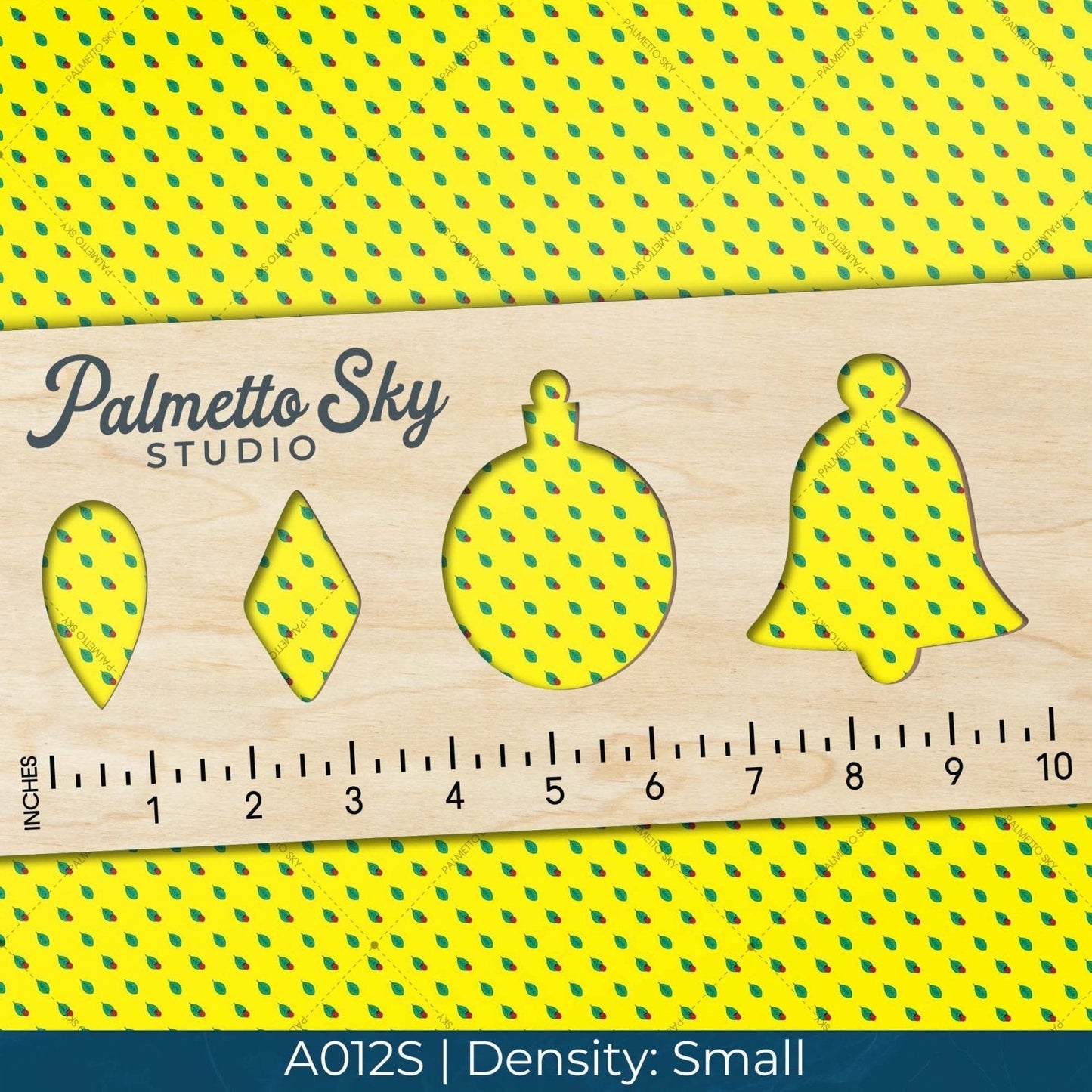 A012 Lemon Leaf Ladybug - Palmetto Sky Studio