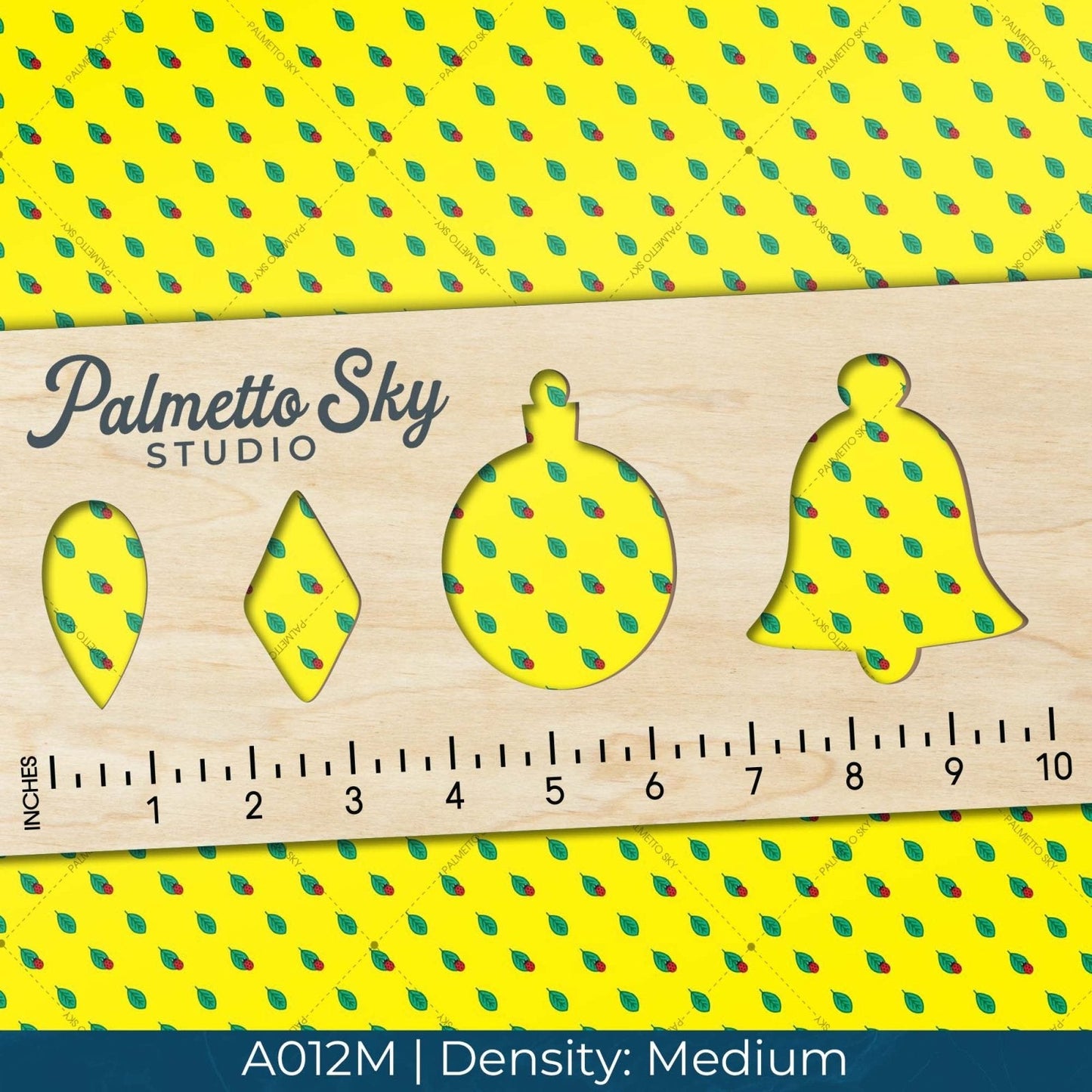 A012 Lemon Leaf Ladybug - Palmetto Sky Studio