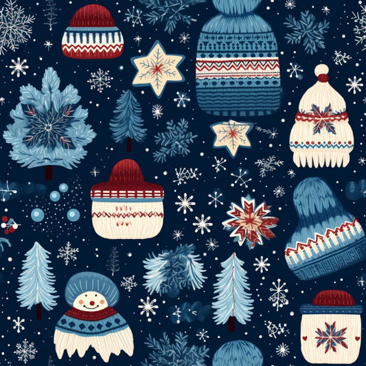 A017 Snowy Village Snowmen - Palmetto Sky Studio