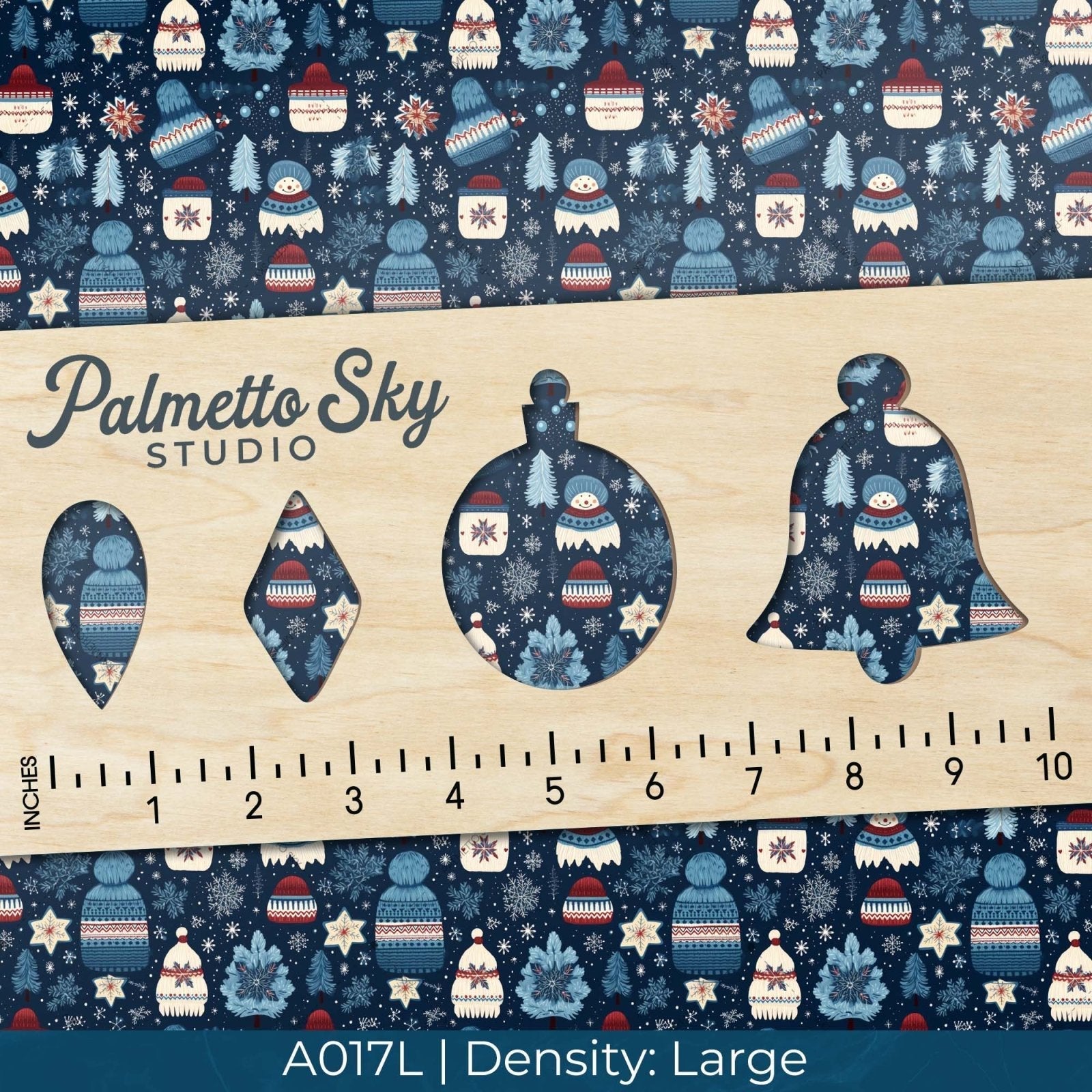 A017 Snowy Village Snowmen - Palmetto Sky Studio