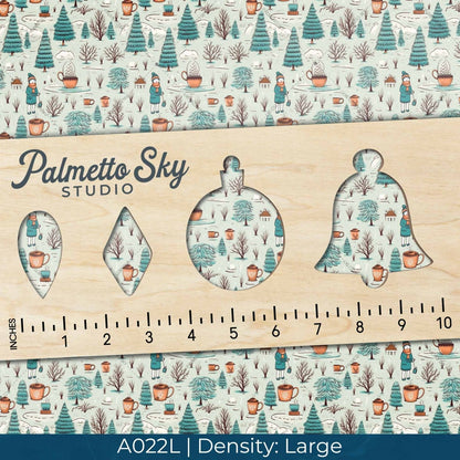 A022 Winter Wonderland Forest - Palmetto Sky Studio