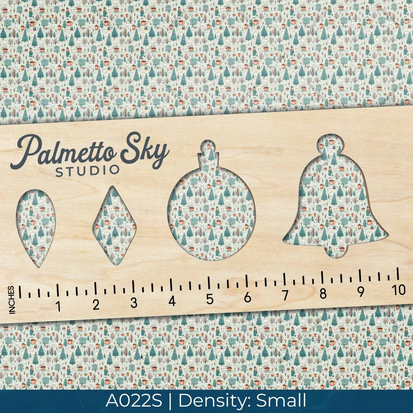 A022 Winter Wonderland Forest - Palmetto Sky Studio