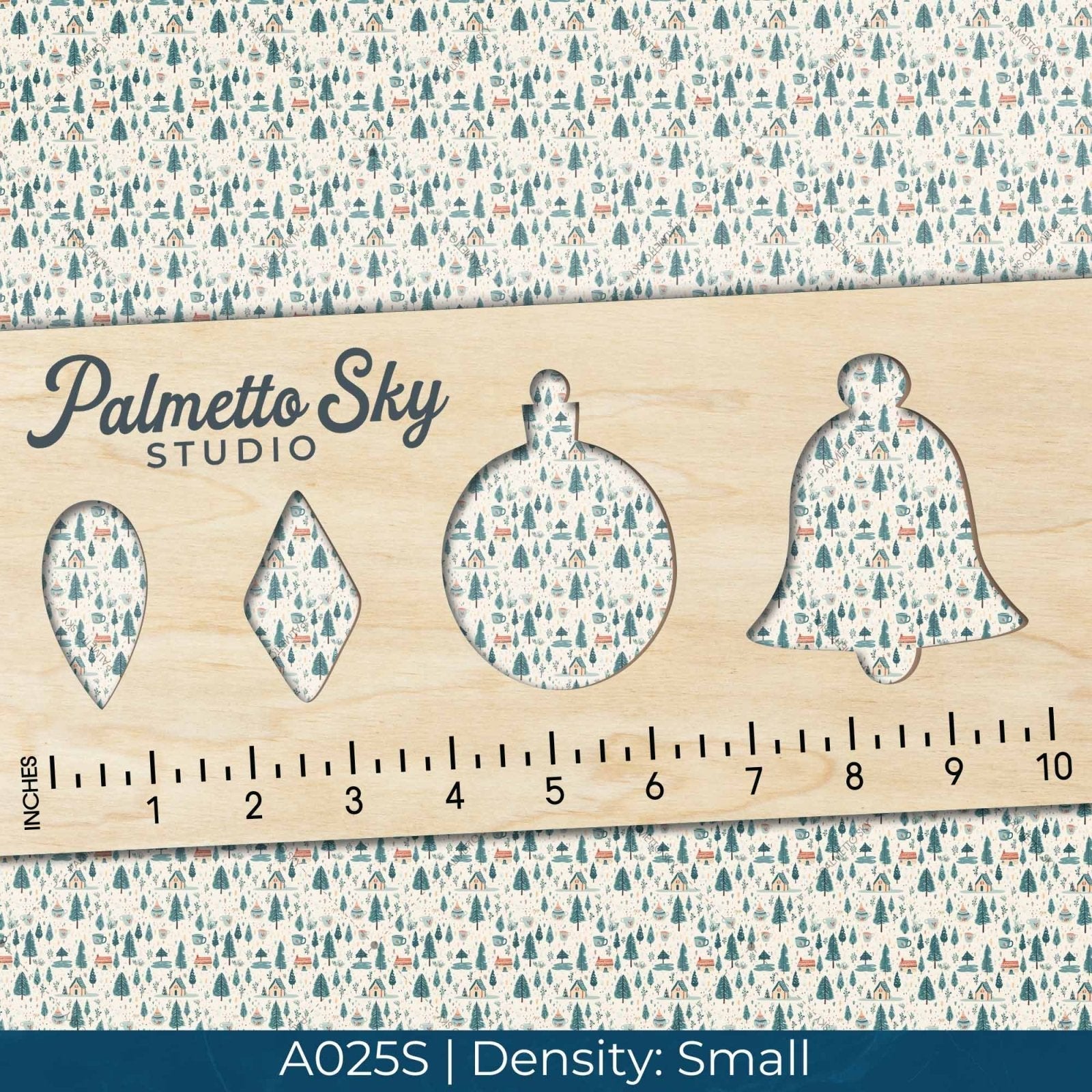 A025 Snowy Forest Home - Palmetto Sky Studio