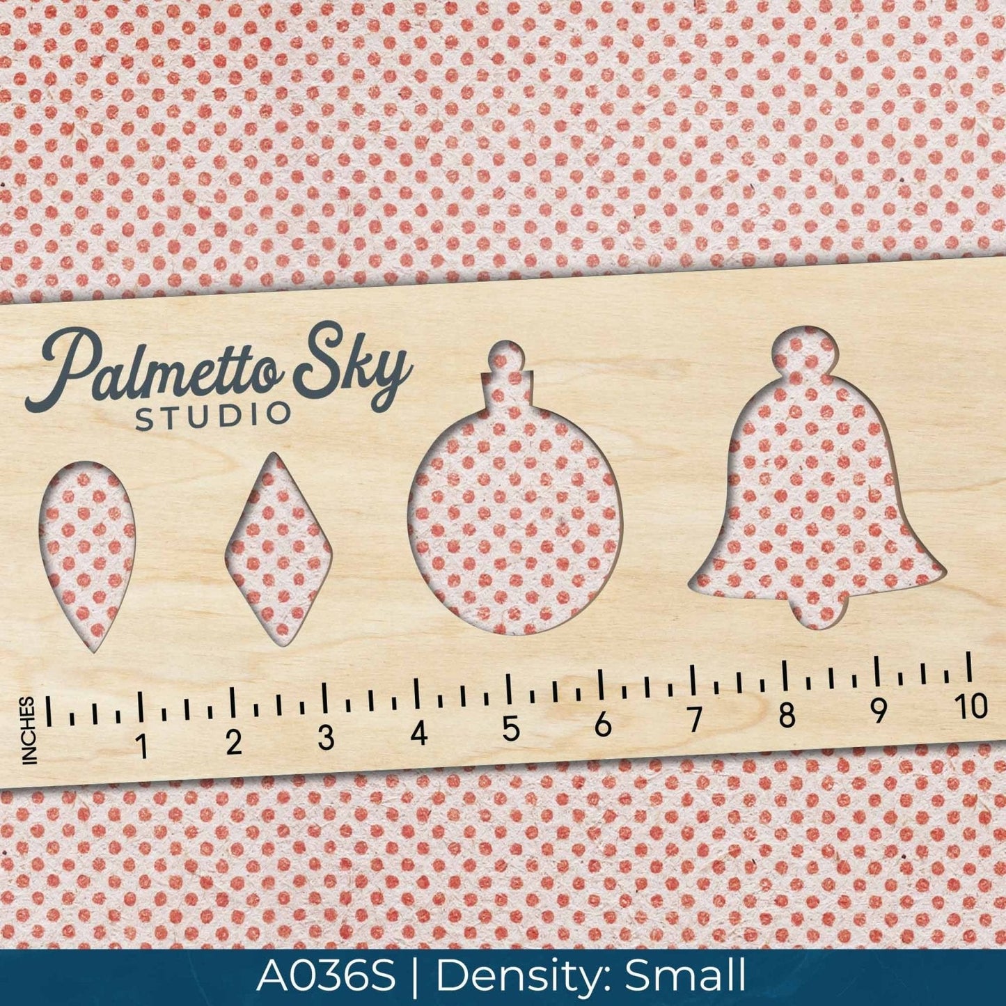 A036 Red Polka Dots - Palmetto Sky Studio