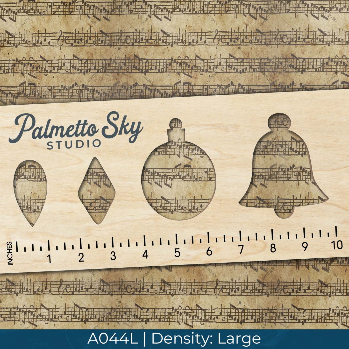 A044 Music Notes - Palmetto Sky Studio