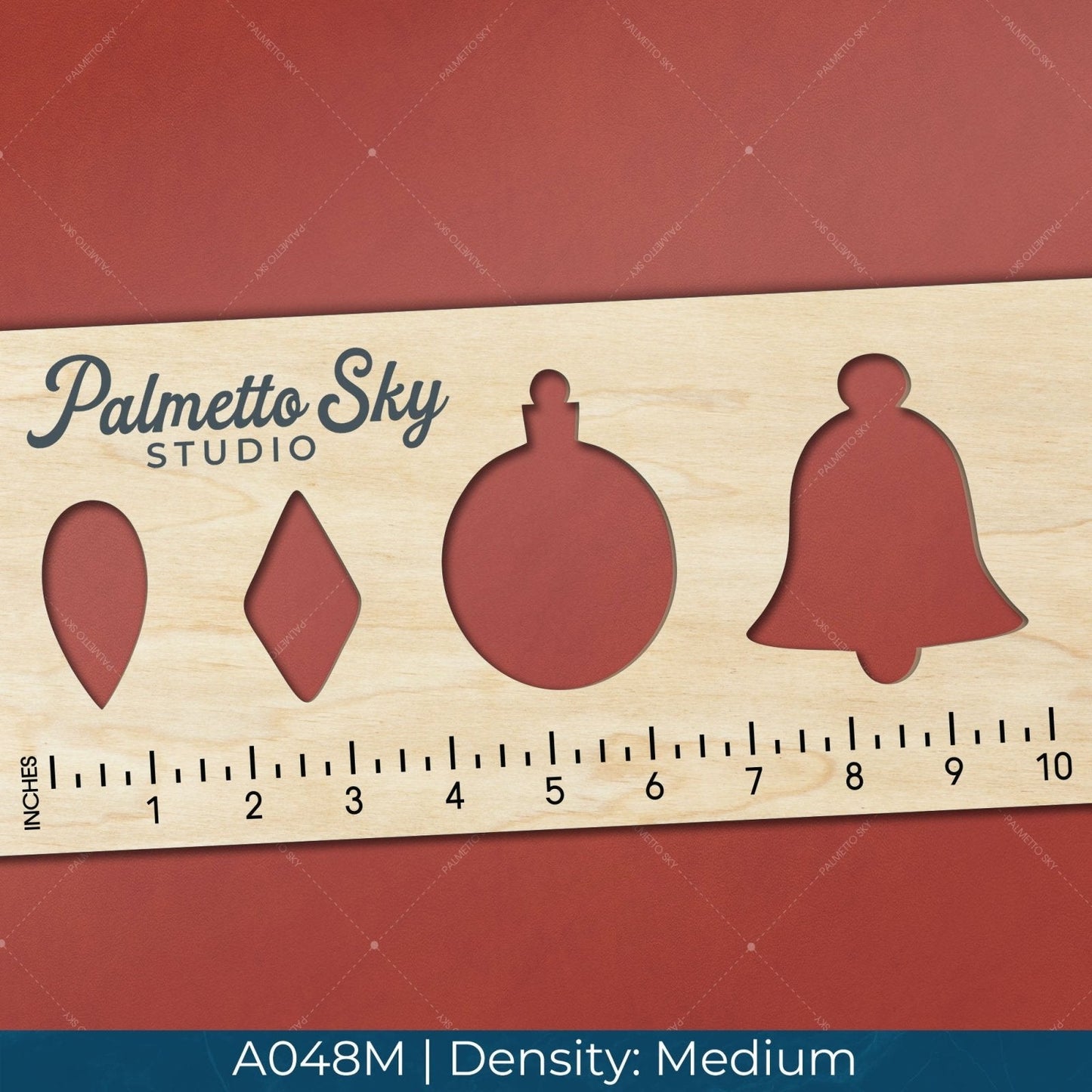 A048 Red Leather - Palmetto Sky Studio