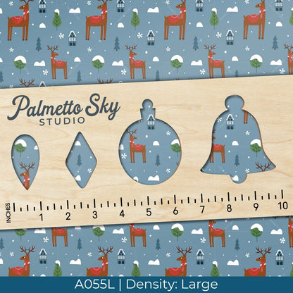 A055 Joyful Reindeer - Palmetto Sky Studio