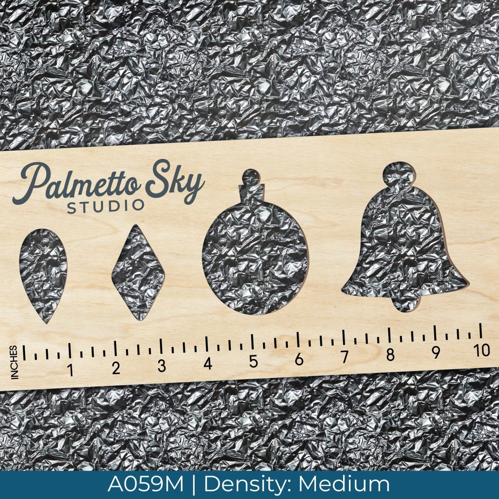 A059 Crinkled Dark Aluminum - Palmetto Sky Studio