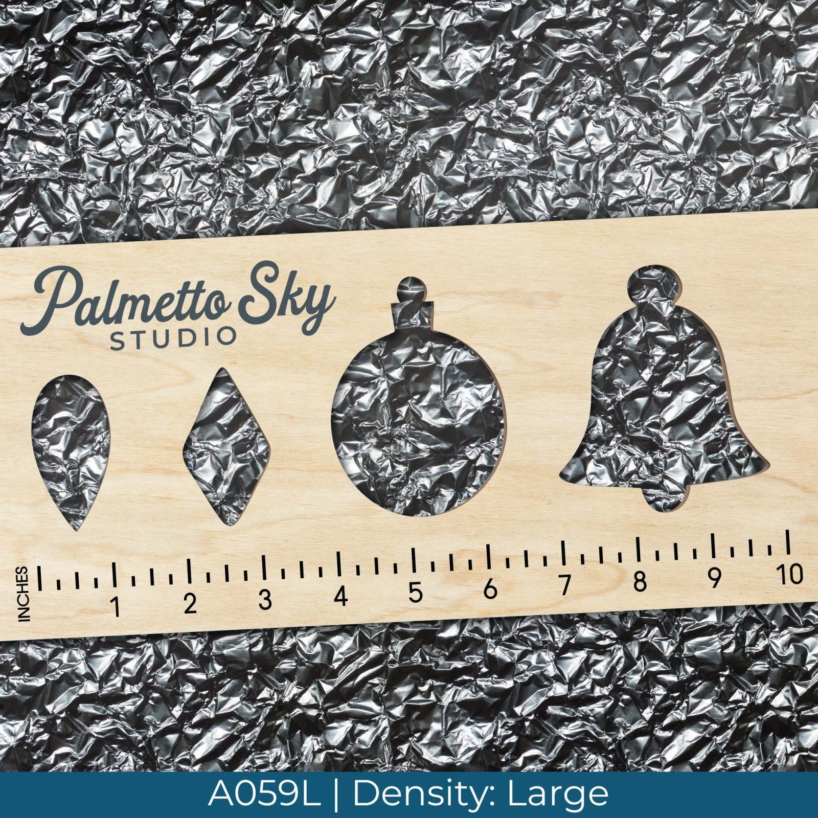 A059 Crinkled Dark Aluminum - Palmetto Sky Studio