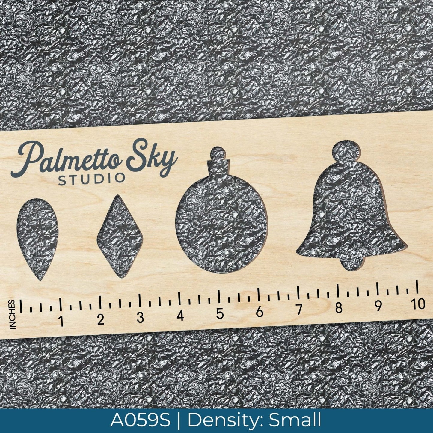 A059 Crinkled Dark Aluminum - Palmetto Sky Studio