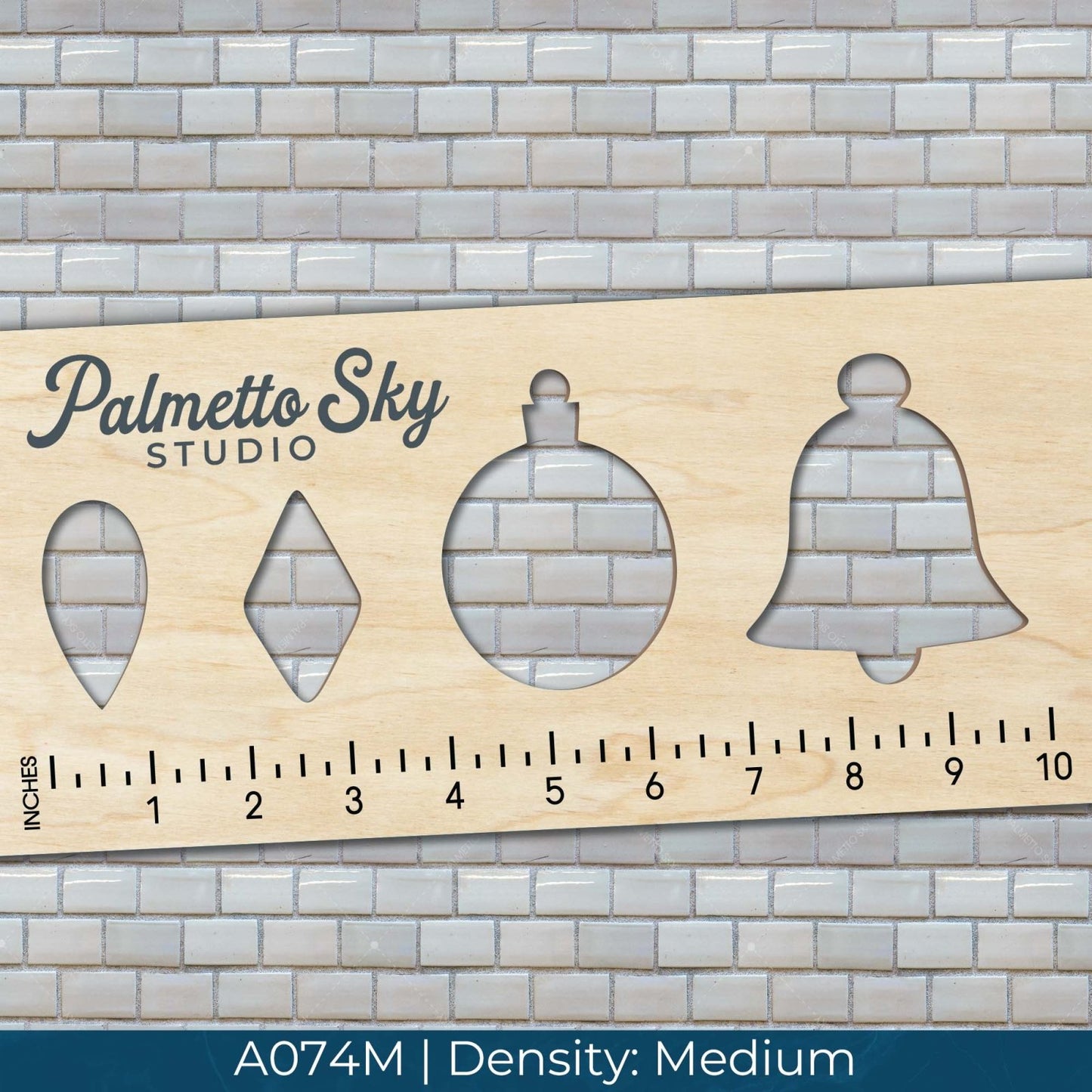 A074 White Cream Tiles - Palmetto Sky Studio